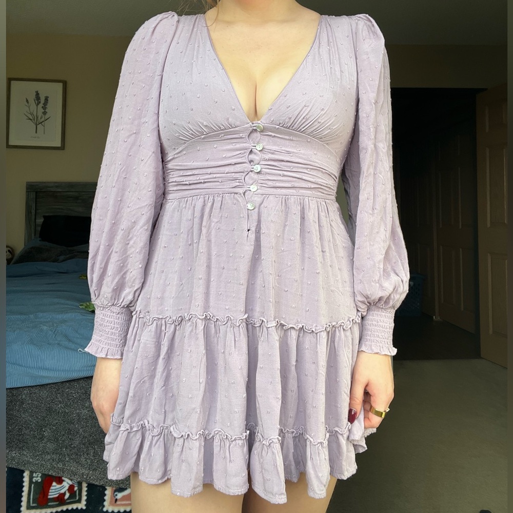 LAVENDER MINI DRESS